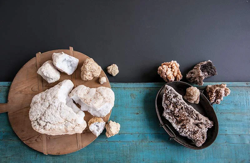 Quartz Split Geode  Set of 2