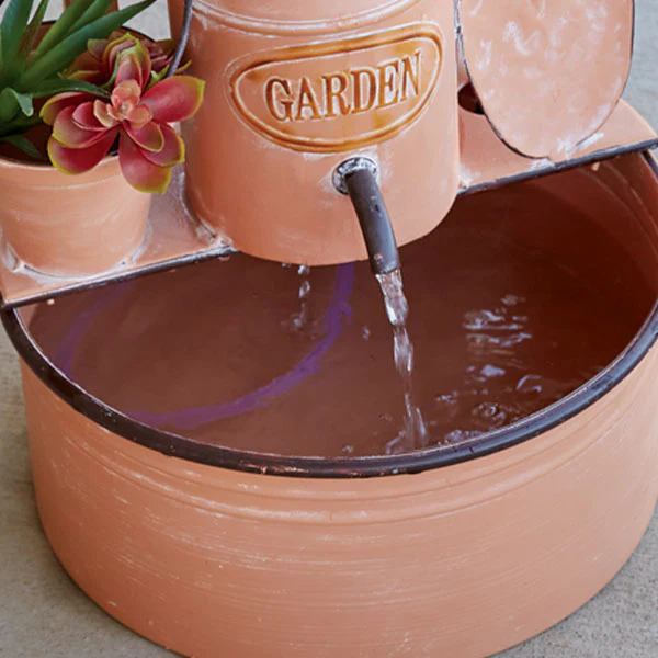 Garden Tools Metal Fountain