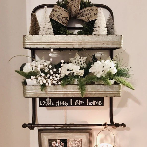 Double Cookhouse Towel Rack