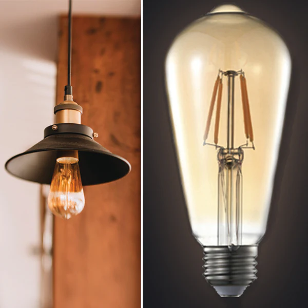 LED Edison Style Bulb  Set Of 6