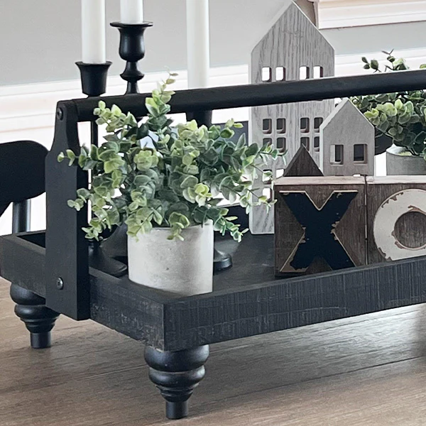 Large Wooden Riser with Handle