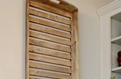 *HUGE* Wood Slat Service Tray