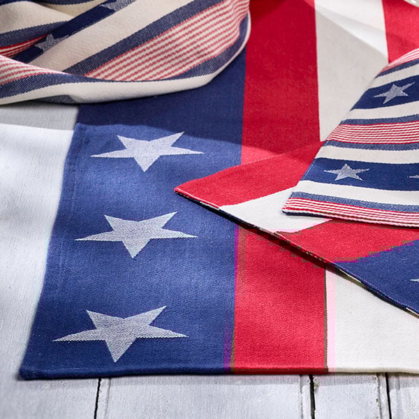 American Flag Table Runner