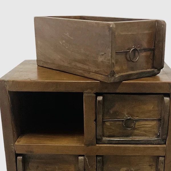 Reclaimed Wood Brickmold Cabinet