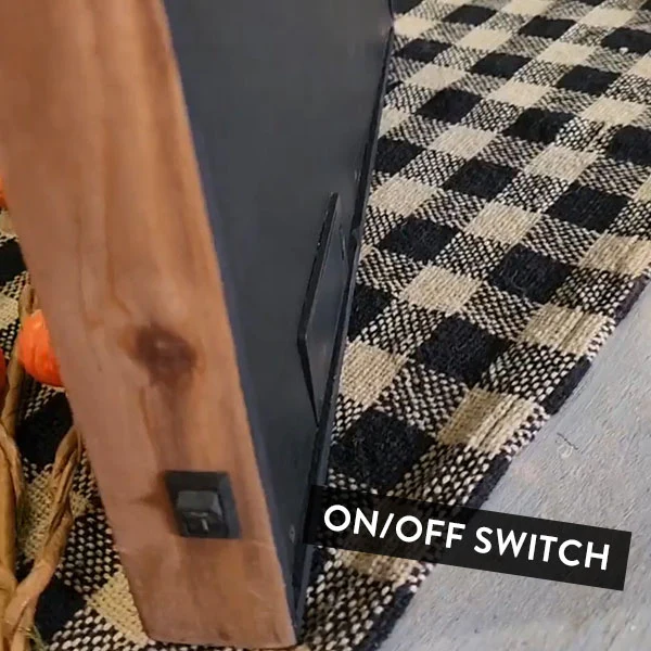 Lighted Jack-O'-Lanterns Wall Sign