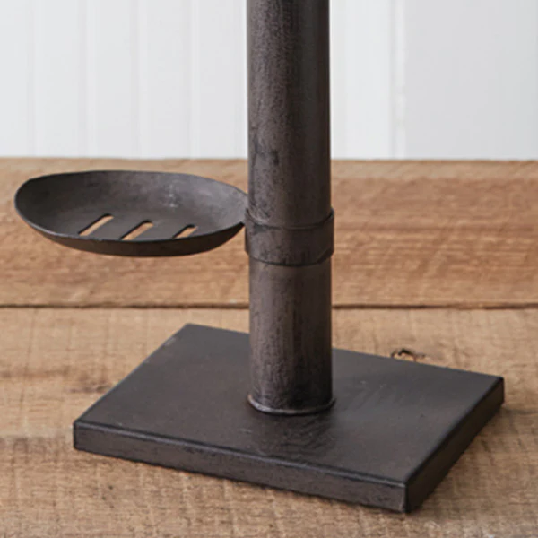 Water Pump Soap and Towel Holder