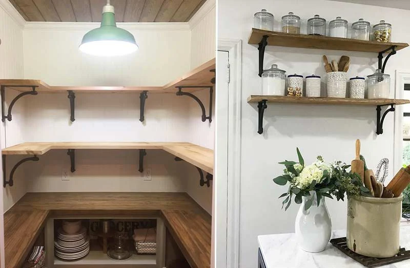 Cast Iron Shelf Brackets  Set of 2