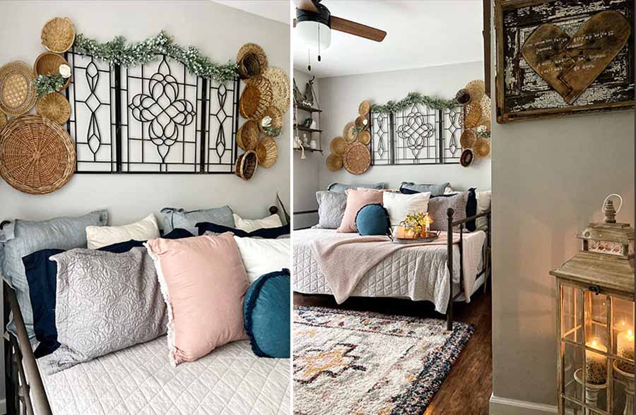 HUGE Metal Fireplace Screen