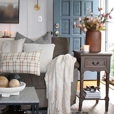 Classic Wooden Side Table with Drawer