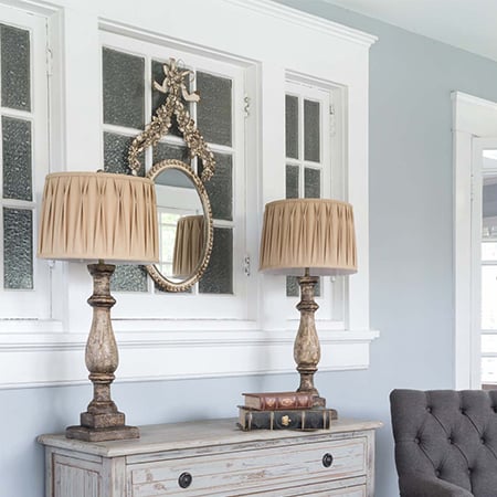 Ornate Flower Garland Mirror