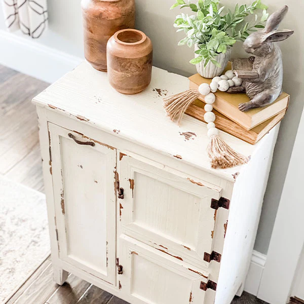 Antique-Inspired Wooden Ice Chest, DES Exclusive