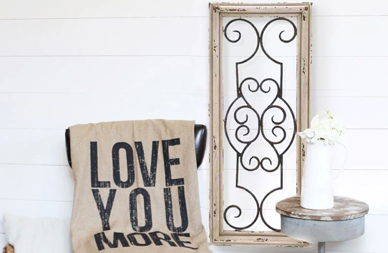 Iron Window Wall Panel