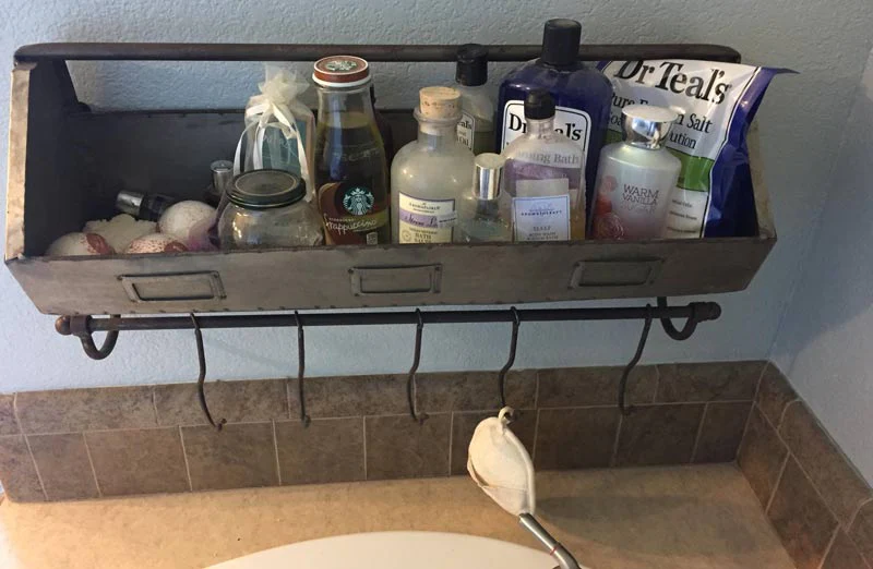 Mudroom Wall Organizer with Hooks