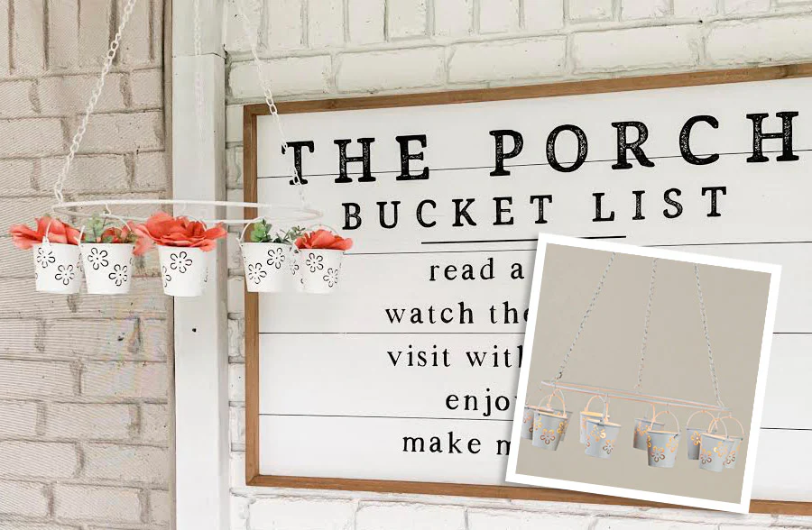 Hanging Tea Light Chandelier