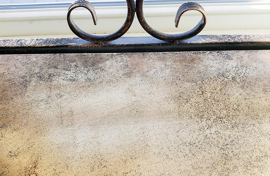 Large Galvanized Metal Shelf