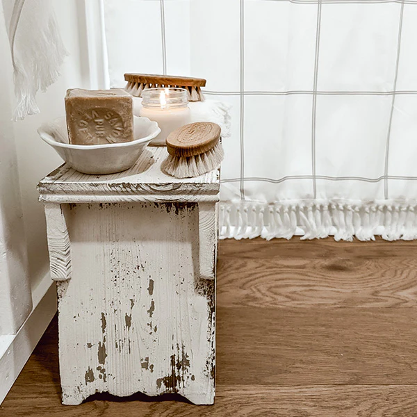 Chippy Wooden Stool Riser