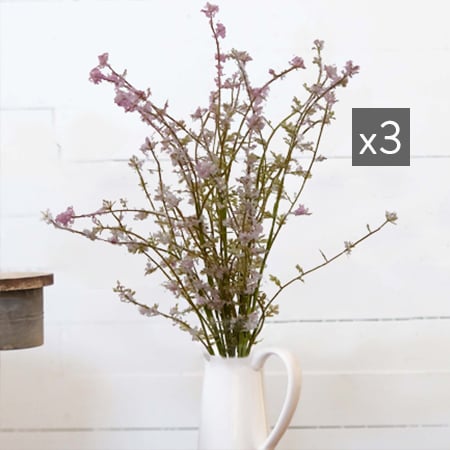 Lifelike Wild Spring Flowers, 3 Bundles