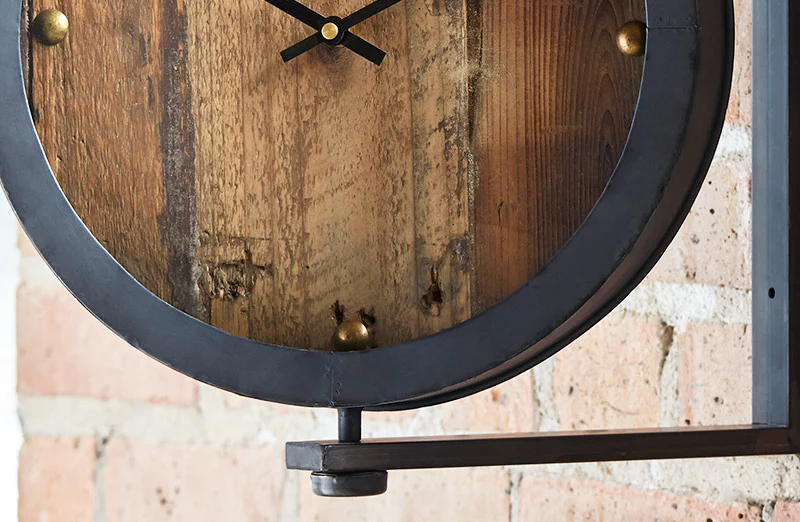 Reclaimed Wood Wall Clock