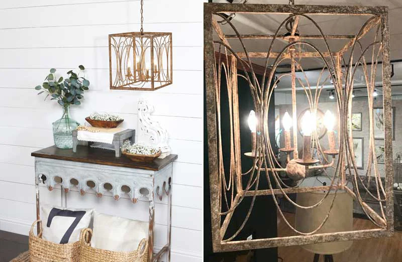 *HUUUGE* Rustic Ornate Chandelier