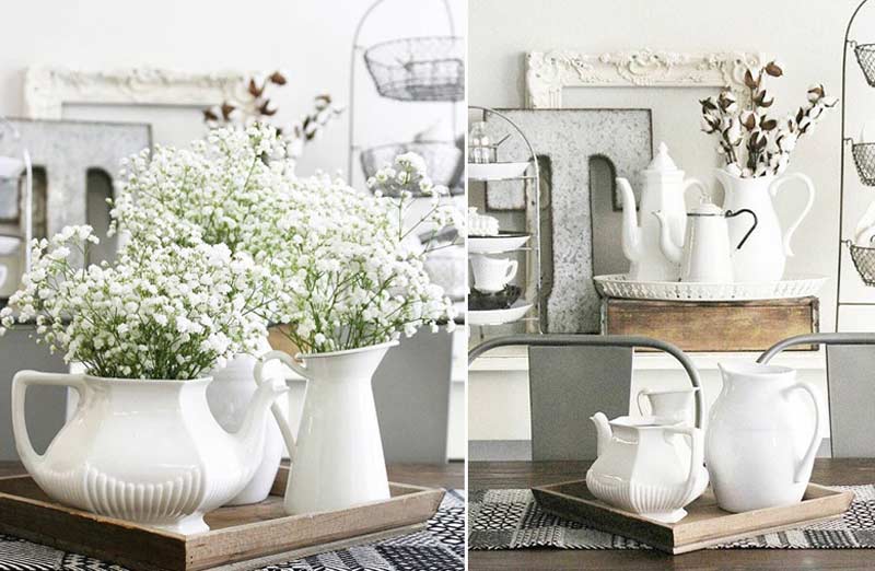 Square Reclaimed Wood Trays  Set of 3