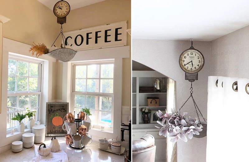 Hanging Produce Scale Clock