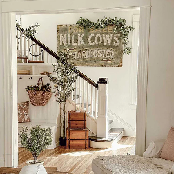 82 Inch Tall Potted Faux Olive Tree