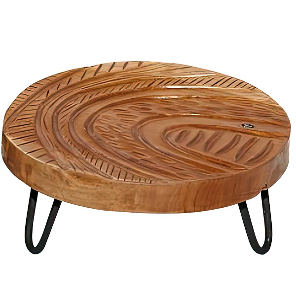 Teak Wood Risers, Set of 2