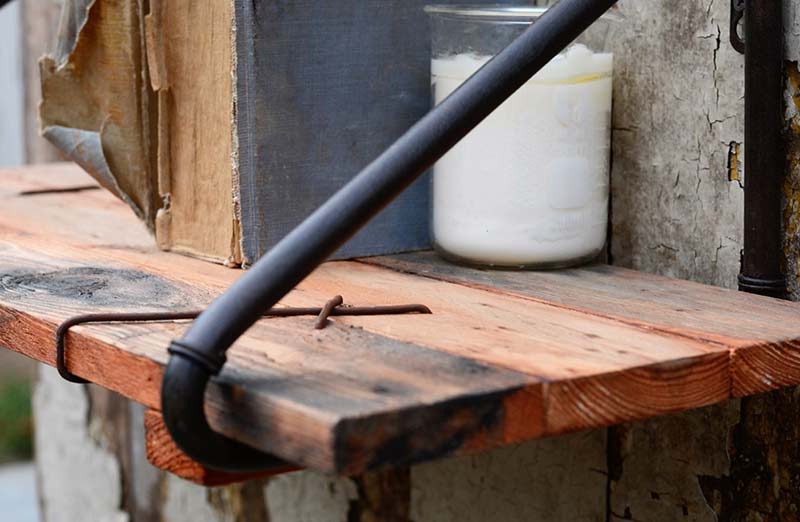 Rustic Wood Shelf