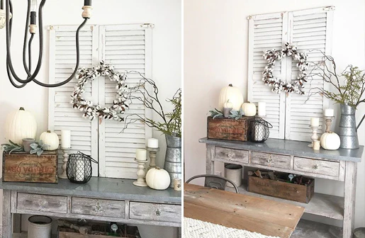 Preserved Cotton Wreath