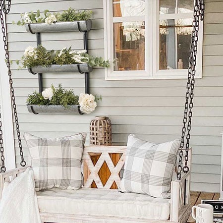 Hanging Trough Planter Shelf