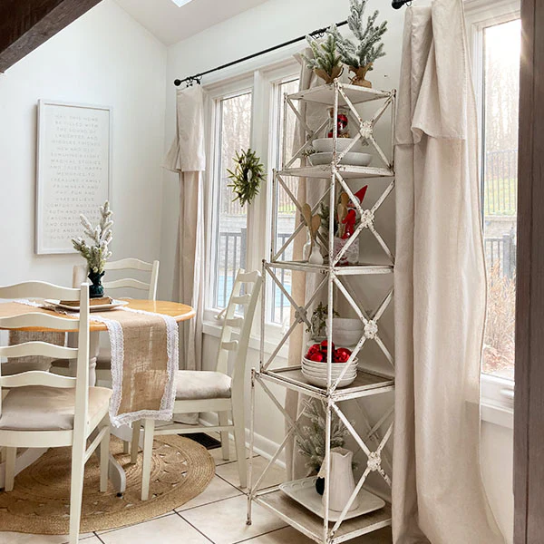 Custom Stackable Cross-Frame Shelves