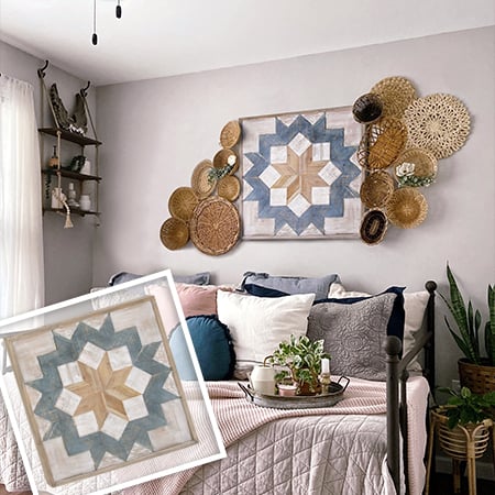 Wooden Tribal Inspired Wall Art