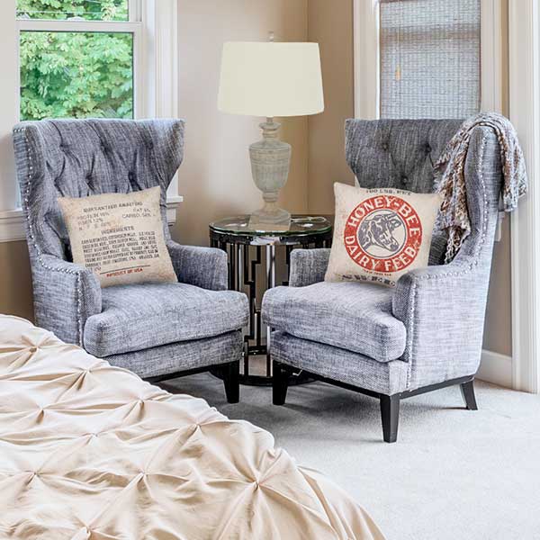Honey Bee Dairy Farm Pillow