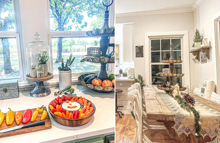 Scalloped Edge Three-Tier Tray