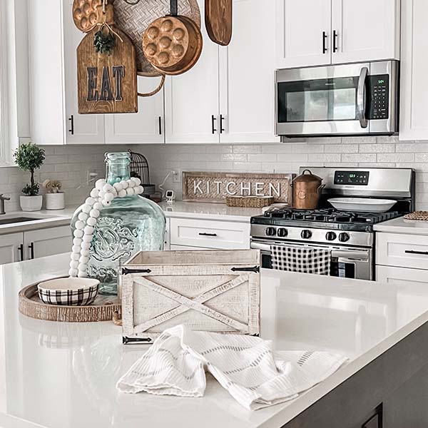 Whitewashed Barnwood Storage Planter