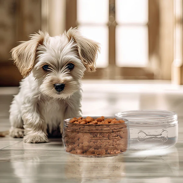 Mason Jar Dog Bowls, Set of 2