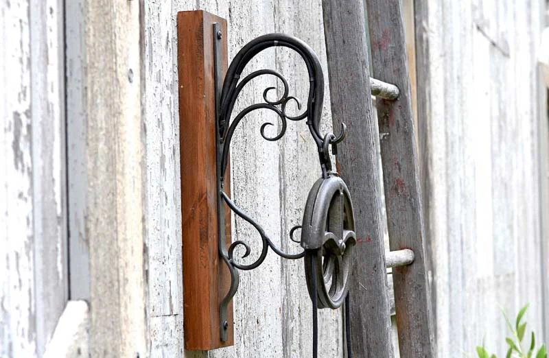 Pulley Sconce Cage Light