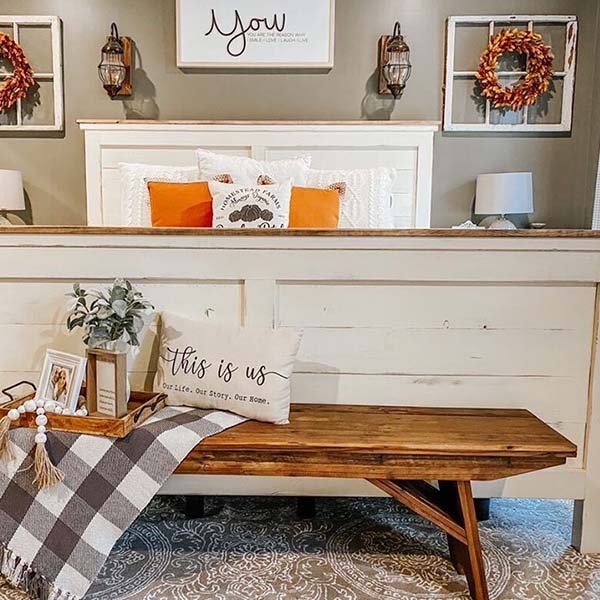 Rustic Design Reclaimed Wood Bench