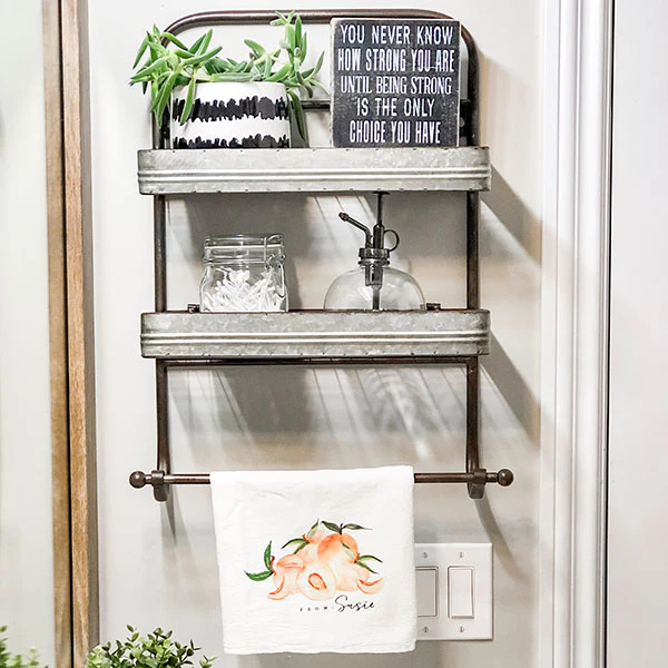 Double Cookhouse Towel Rack