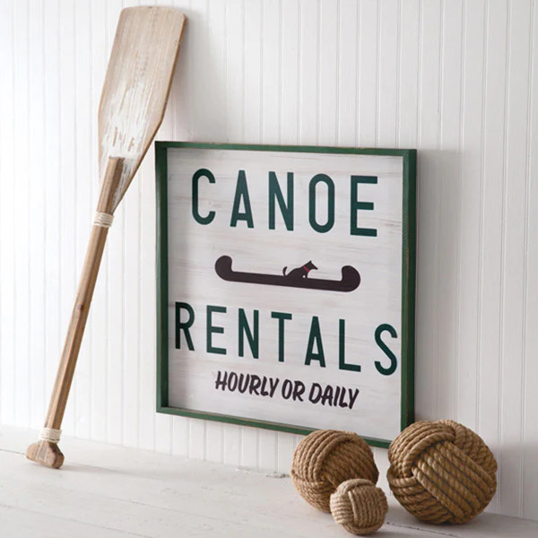 Reclaimed Wood Wall Oar