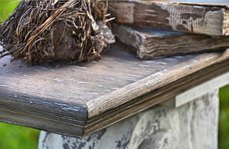 Distressed Corbel Side Table