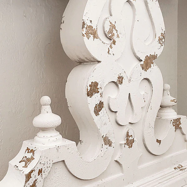 Distressed Carved Corbel Table