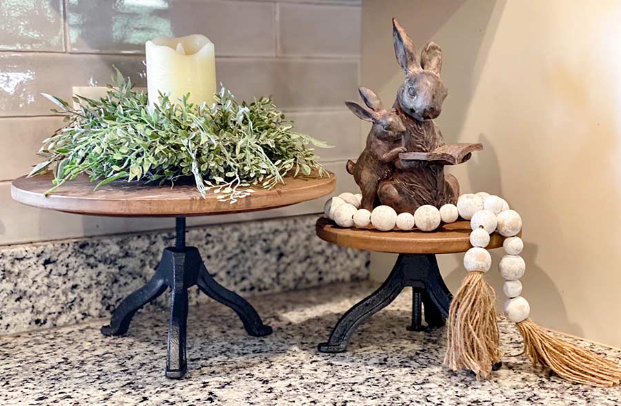 LARGE Adjustable Pedestal Risers, Set of 2