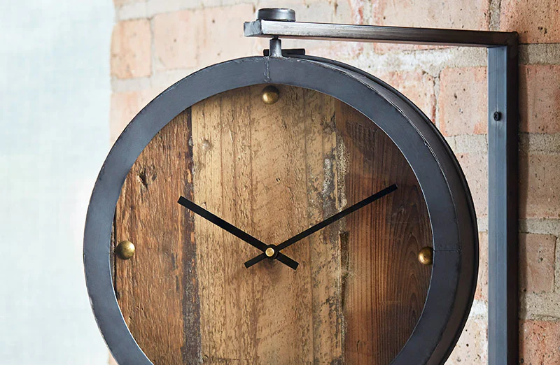 Reclaimed Wood Wall Clock