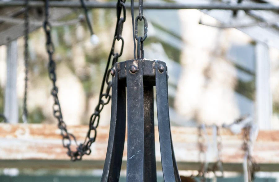 Wine Barrel Chandelier
