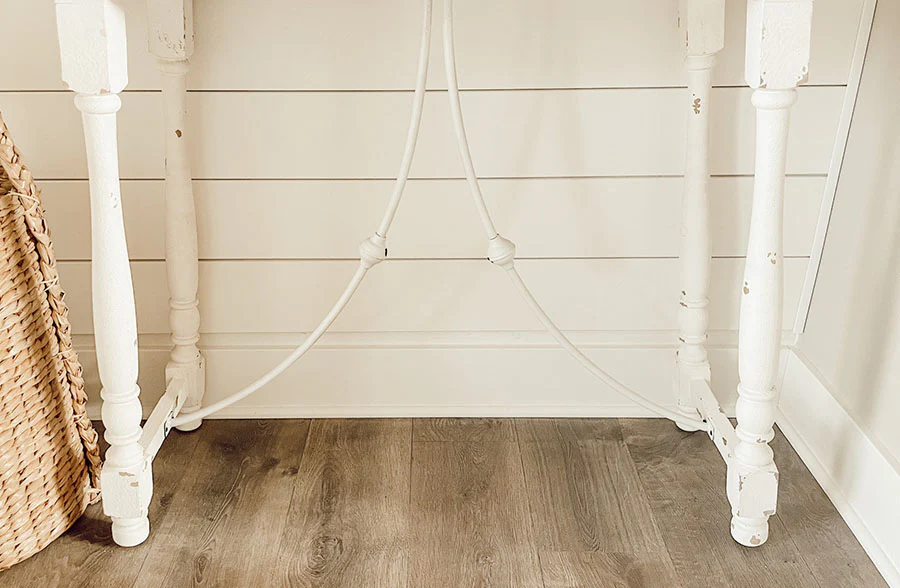 Turned Wood Architectural Console Table