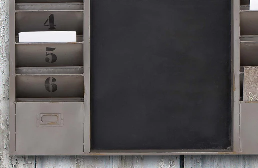 HUGE Postal Organizer With Chalkboard