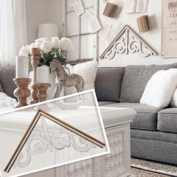 Carved Wooden Wall Gable