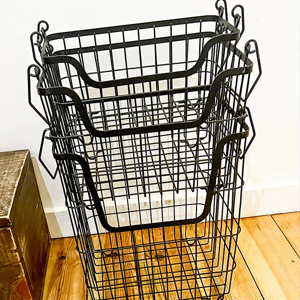 Stackable Storage Bins, Set of 3