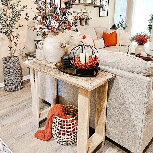 Natural Hyacinth Baskets with Leather-like Handles, Set of 2